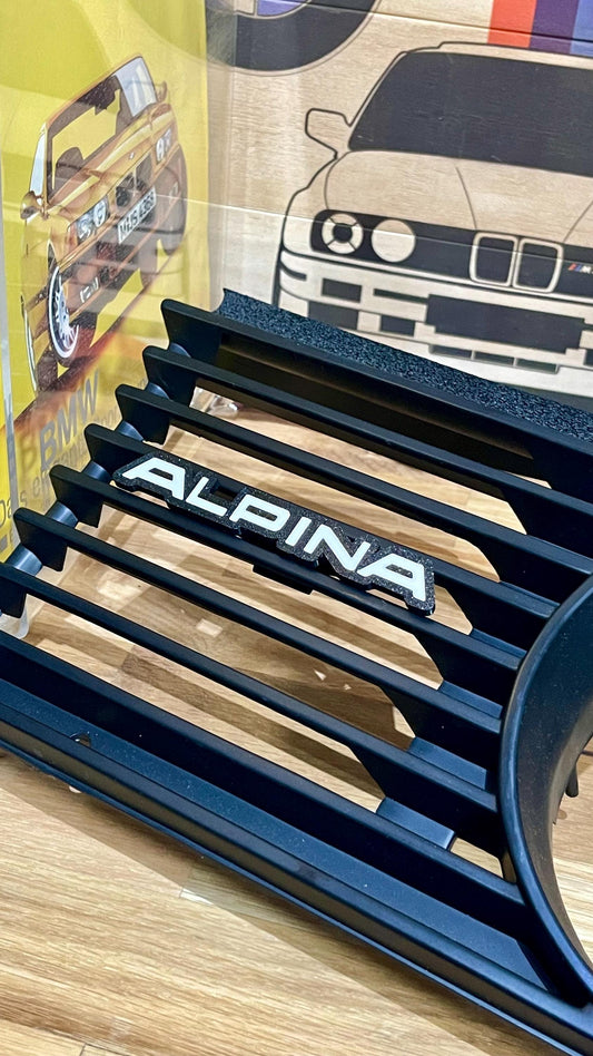 BMW E30 "Alpina" Front Grill Badge
