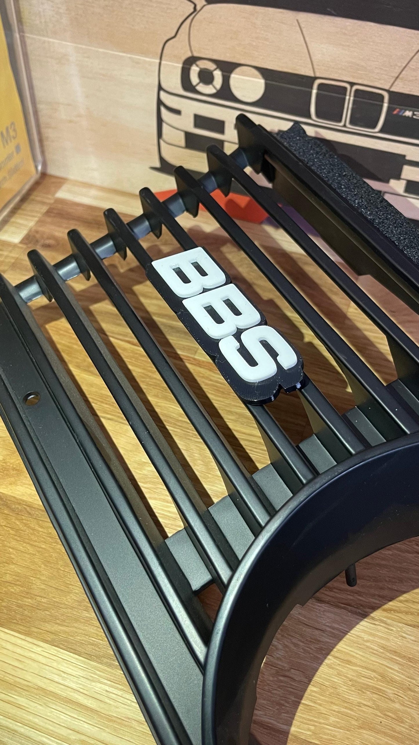 BMW E30 BBS badge  grill badge / emblem