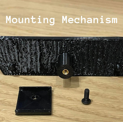 BMW E30 "Monochrome" Front Grill M-Badge (M-tech)