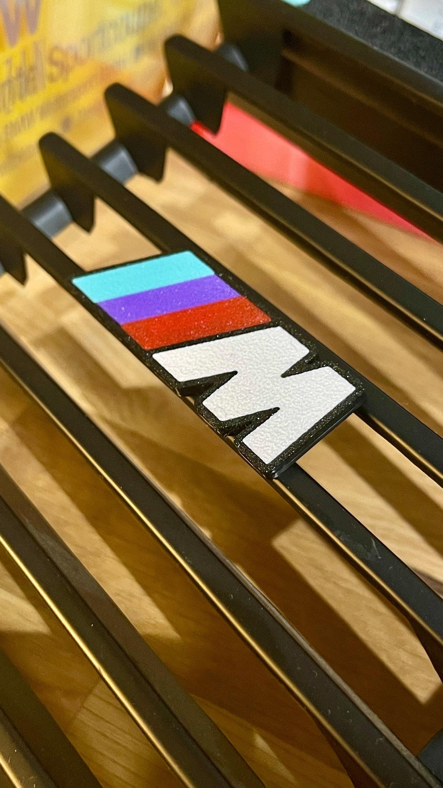 BMW E30 ///M-tech (3 color) Grill Badge