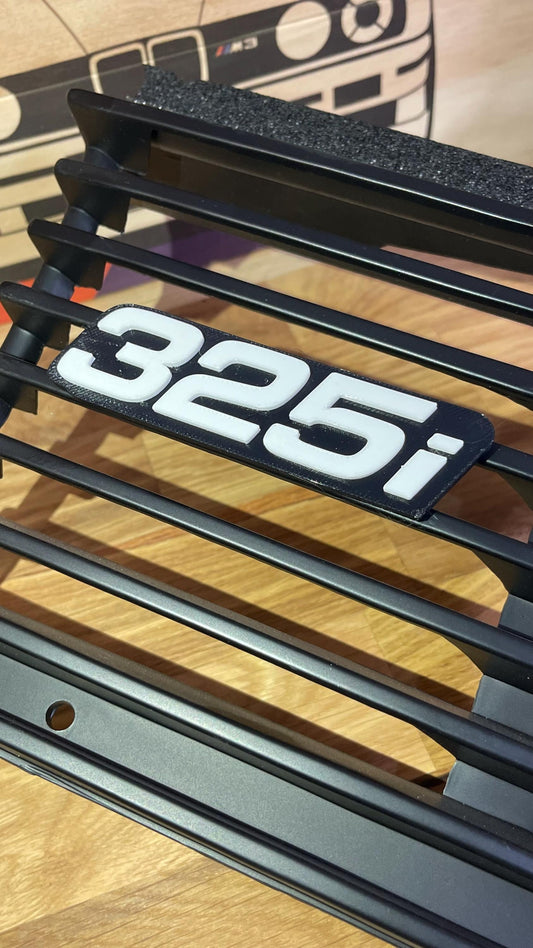BMW E30 325i / 320i Grill Badge – Custom Front Emblem