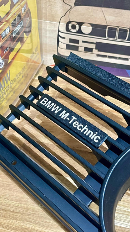 Bmw E30 M-Tech (Textured) grill badge / emblem