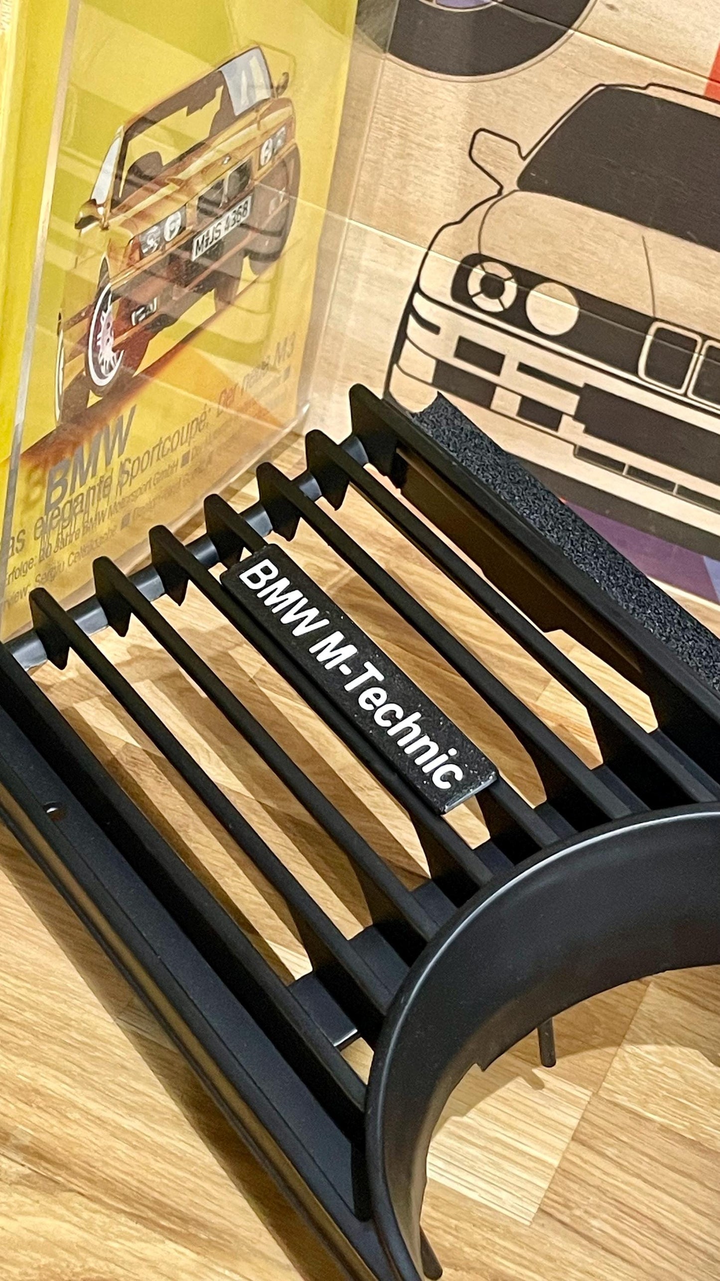 Bmw E30 M-Tech (Textured) grill badge / emblem