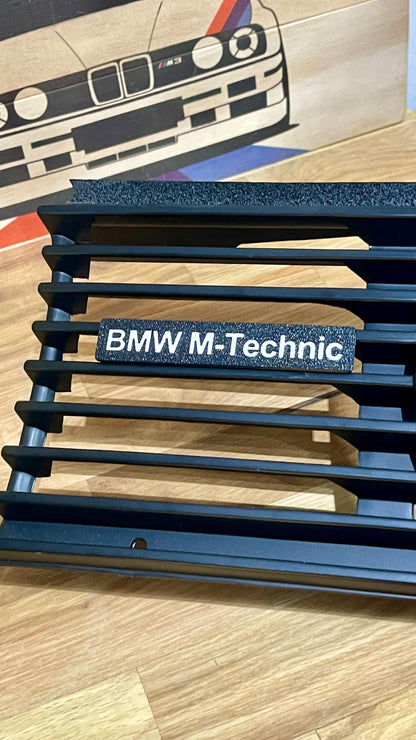 Bmw E30 M-Tech (Textured) grill badge / emblem
